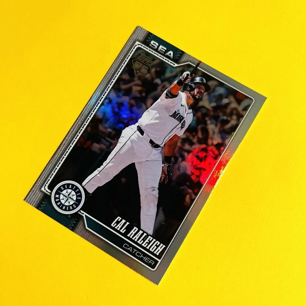 2026 Topps Cal‎ Raleigh #140 Rainbow Foil Parallel Seattle Mariners Series 1